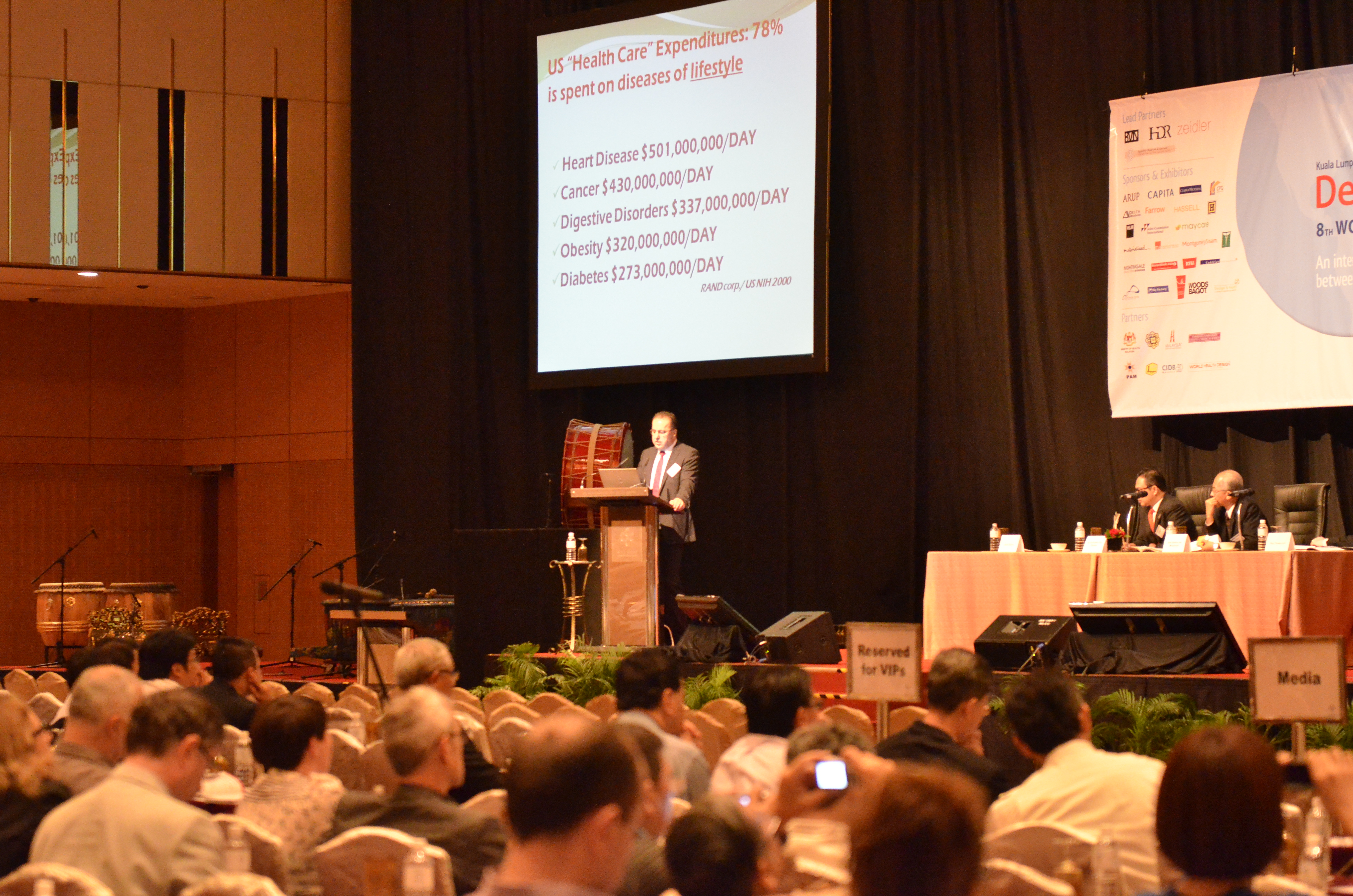 Keynote speech at World Congress in Malaysia 