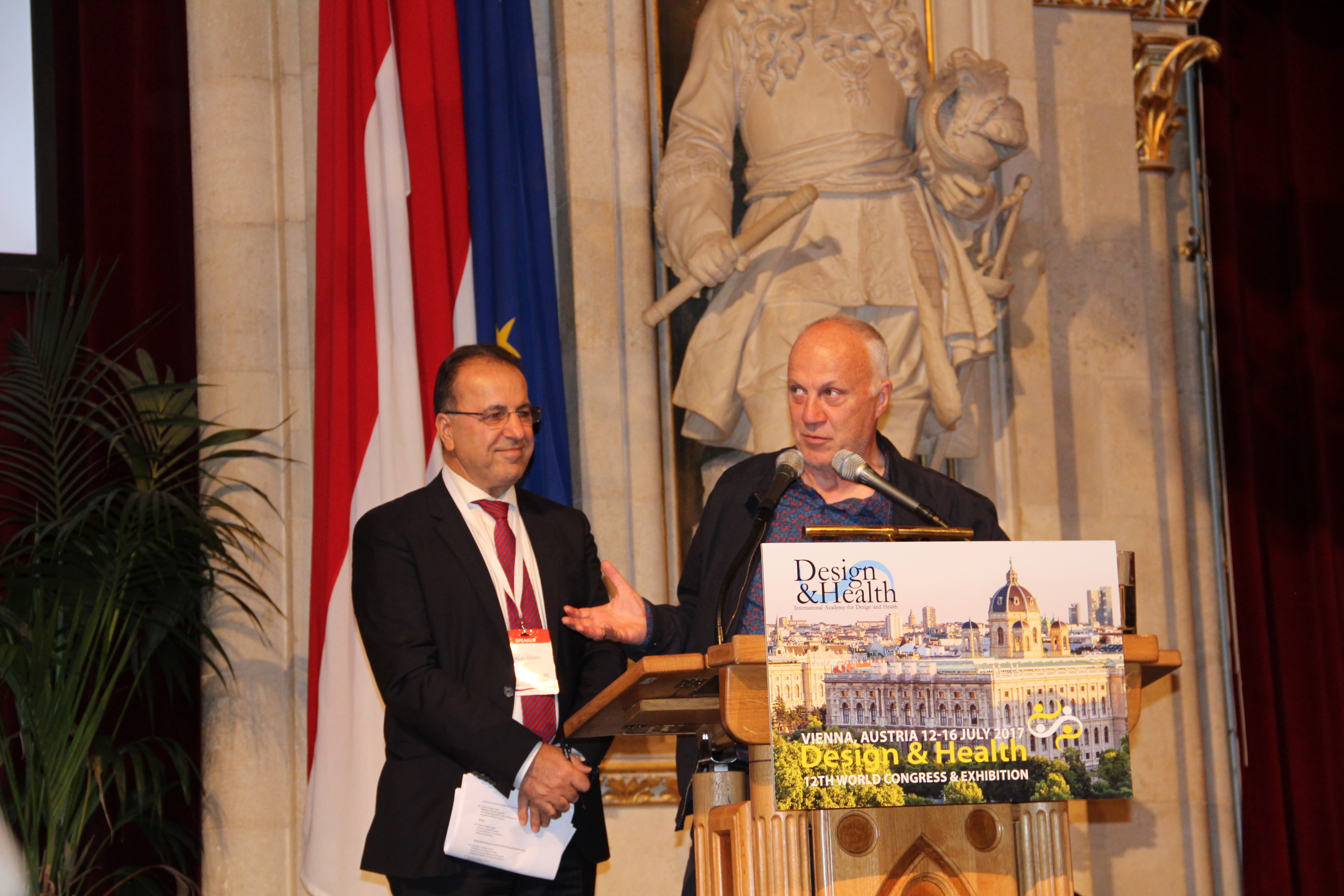 Mungo Smith speech in City Hall of Wien 